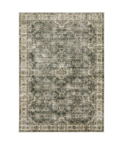 Oriental Weavers Malibu Mal04 Blue/ Beige Area Rug 5 ft. X 7 ft. Rectangle