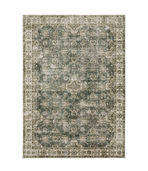 Oriental Weavers Area Rug Malibu MAL04 Blue 5' X  7'