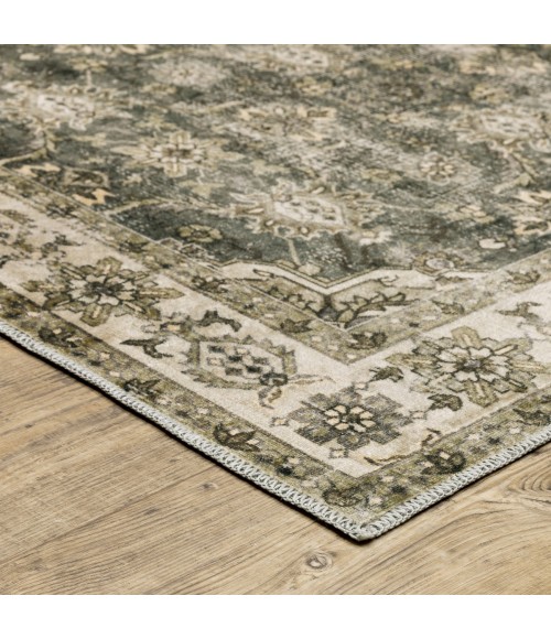 Oriental Weavers Area Rug Malibu MAL04 Blue 5' X  7'