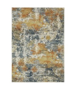 Oriental Weavers Malibu Mal05 Blue/ Gold Area Rug 5 ft. X 7 ft. Rectangle