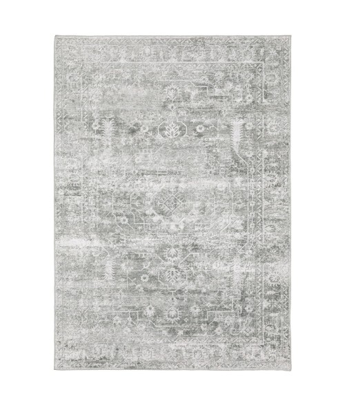 Oriental Weavers Area Rug Malibu MAL08 Grey 3' 6" X  5' 6"