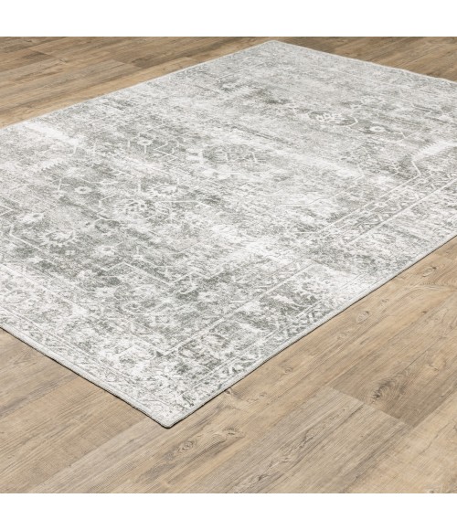 Oriental Weavers Area Rug Malibu MAL08 Grey 3' 6" X  5' 6"