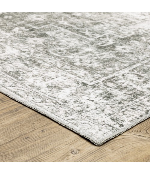 Oriental Weavers Area Rug Malibu MAL08 Grey 3' 6" X  5' 6"