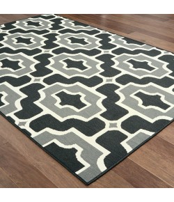 Oriental Weavers Marina 1491Z Black/ Grey Area Rug 2 ft. 5 in. X 4 ft. 5 in. Rectangle