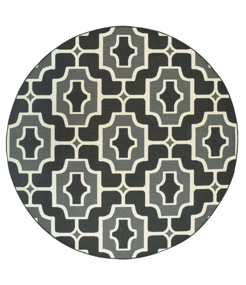 Oriental Weavers Area Rug Marina 1491Z Black 2' 5" X  4' 5"
