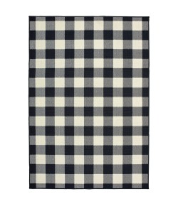 Oriental Weavers Marina 1932K Black/ Ivory Area Rug 1 ft. 9 in. X 3 ft. 9 in. Rectangle