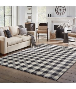 Oriental Weavers Marina 1932K Black/ Ivory Area Rug 1 ft. 9 in. X 3 ft. 9 in. Rectangle
