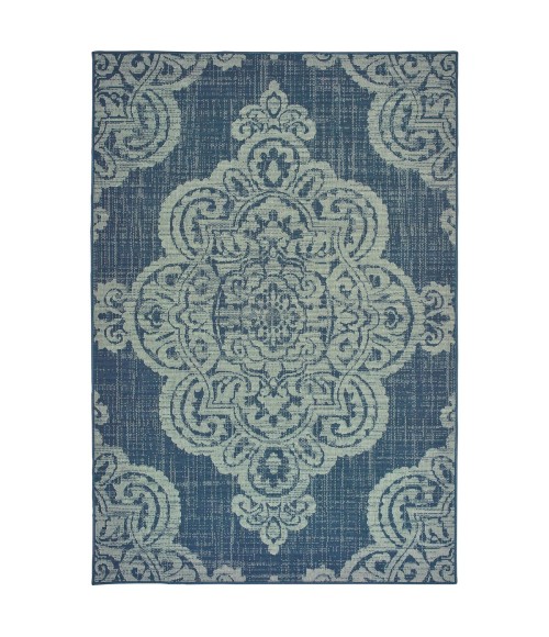 Oriental Weavers Area Rug Marina 5929B Navy 6' 7" X  9' 6"