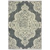 Oriental Weavers Marina 5929E Grey/ Ivory Area Rug 6 ft. 7 in. X 9 ft. 6 in. Rectangle