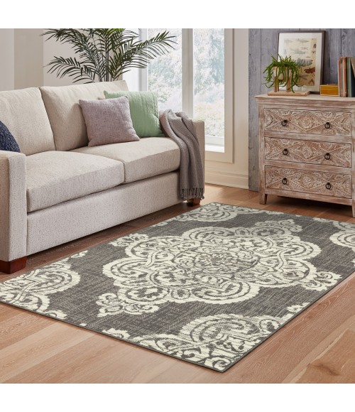 Oriental Weavers Area Rug Marina 5929E Grey 6' 7" X  9' 6"