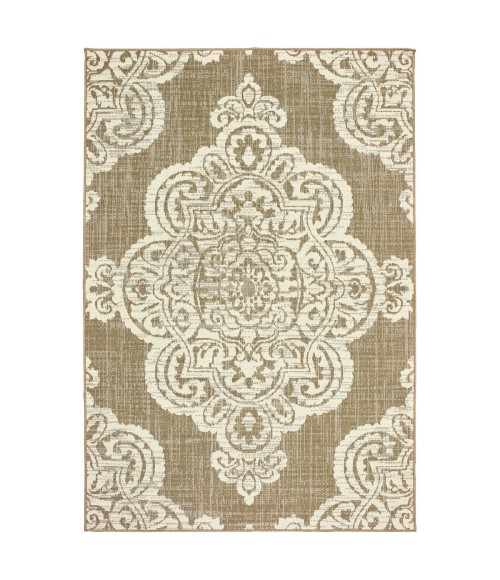 Oriental Weavers Area Rug Marina 5929J Tan 6' 7" X  9' 6"