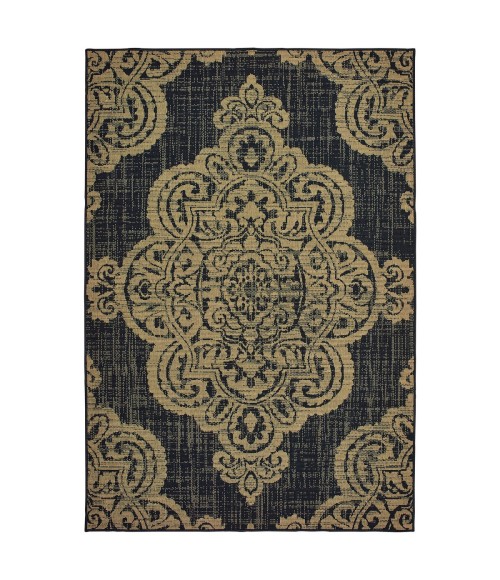 Oriental Weavers Area Rug Marina 5929K Black 6' 7" X  9' 6"