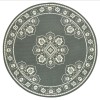 Oriental Weavers Marina 7764E Grey/ Ivory Area Rug 7 ft. 10 in. Round