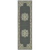 Oriental Weavers Marina 7764E Grey/ Ivory Area Rug 2 ft. 3 in. X 7 ft. 6 in. Runner