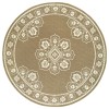Oriental Weavers Marina 7764J Tan/ Ivory Area Rug 7 ft. 10 in. Round
