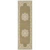 Oriental Weavers Marina 7764J Tan/ Ivory Area Rug 2 ft. 3 in. X 7 ft. 6 in. Runner