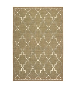 Oriental Weavers Marina 7765Y Tan/ Ivory Area Rug 3 ft. 7 in. X 5 ft. 6 in. Rectangle