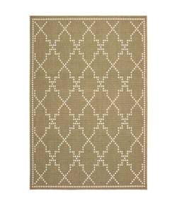 Oriental Weavers Marina 7765Y Tan/ Ivory Area Rug 5 ft. 3 in. X 7 ft. 6 in. Rectangle
