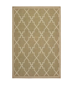 Oriental Weavers Marina 7765Y Tan/ Ivory Area Rug 6 ft. 7 in. X 9 ft. 6 in. Rectangle