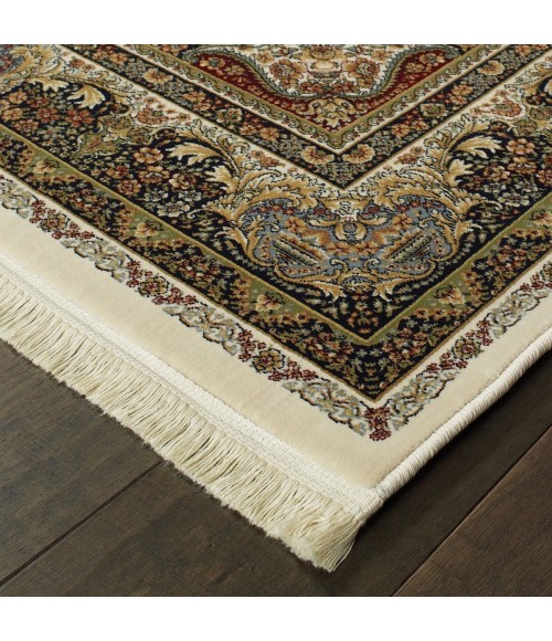 Masterpiece Area Rug Oriental Weavers Area Rug Masterpiece 111W2 Ivory 6' 7" X 9' 6"