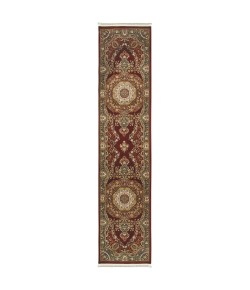 Oriental Weavers Masterpiece 113R2 Red/ Multi Area Rug 2 ft. 3 in. X 10 ft. 0 in. Runner
