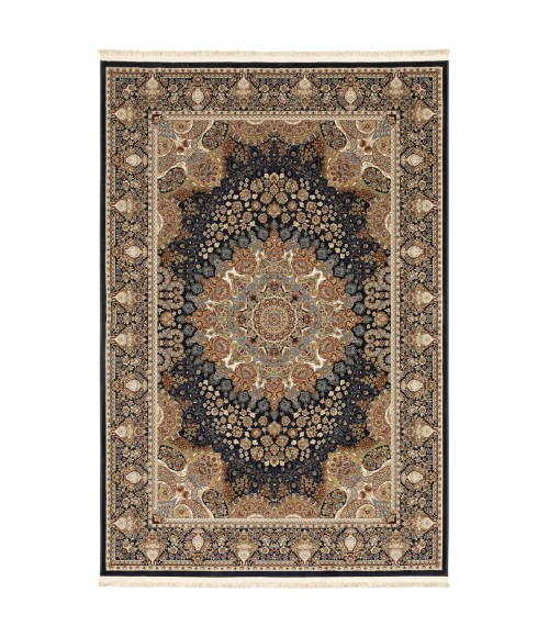 Oriental Weavers Area Rug Masterpiece 1802B Navy 6' 7" X  9' 6"