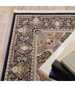 Oriental Weavers Masterpiece 1802B Navy/ Multi Area Rug 6 ft. 7 in. X 9 ft. 6 in. Rectangle
