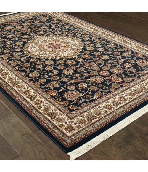 Oriental Weavers Area Rug Masterpiece 033B2 Navy 6' 7" X  9' 6"