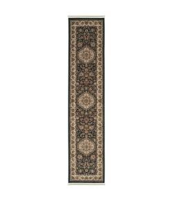 Oriental Weavers Masterpiece 033B2 Navy/ Ivory Area Rug 2 ft. 3 in. X 10 ft. 0 in. Runner