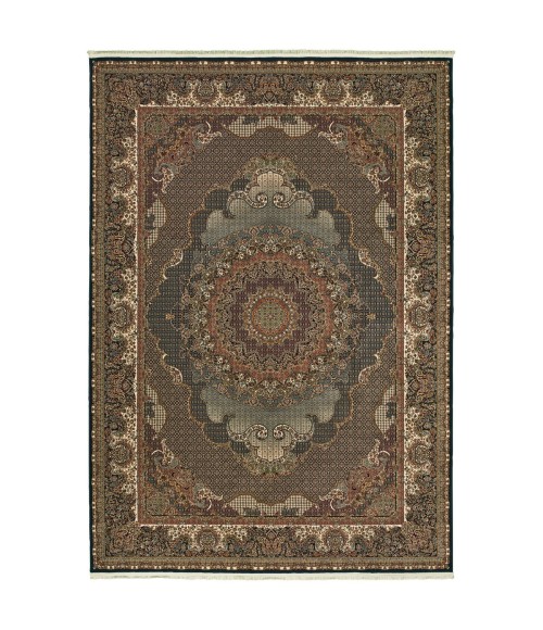 Masterpiece Area Rug Oriental Weavers Area Rug Masterpiece 5330B Blue 3'10" X 5' 5"