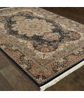 Masterpiece Area Rug Oriental Weavers Area Rug Masterpiece 5501K Navy 2' 3" X 10' 0" Runner
