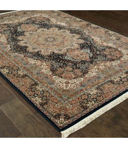 Oriental Weavers Masterpiece 5501K Navy/ Multi Area Rug 2 ft. 3 in. X 10 ft. 0 in. Runner