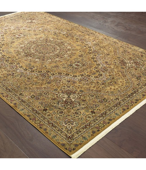 Oriental Weavers Area Rug Masterpiece 8022J Gold 3'10" X  5' 5"