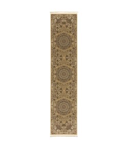 Oriental Weavers Masterpiece 8022J Gold/ Ivory Area Rug 2 ft. 3 in. X 10 ft. 0 in. Runner