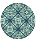 Meridian Area Rug Oriental Weavers Area Rug Meridian 2206B Blue 6' 7" X 9' 6"