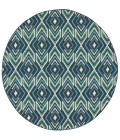 Meridian Area Rug Oriental Weavers Area Rug Meridian 2209B Navy 3' 7" X 5' 6"
