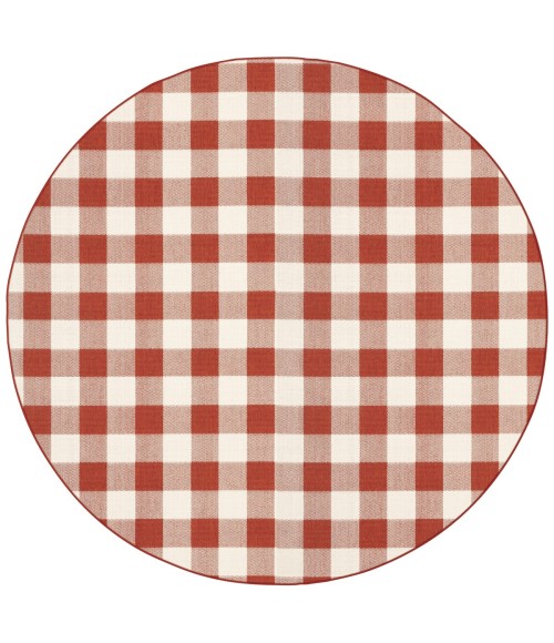 Oriental Weavers Area Rug Meridian 2598R Red 1'10" X  2'10"