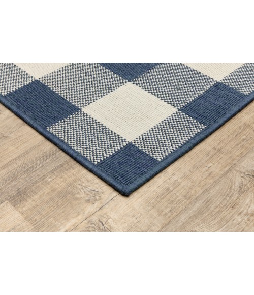 Oriental Weavers Area Rug Meridian 2598V Blue 1'10" X  2'10"