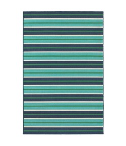 Oriental Weavers Meridian 9652F Blue/ Green Area Rug 6 ft. 7 in. X 9 ft. 6 in. Rectangle