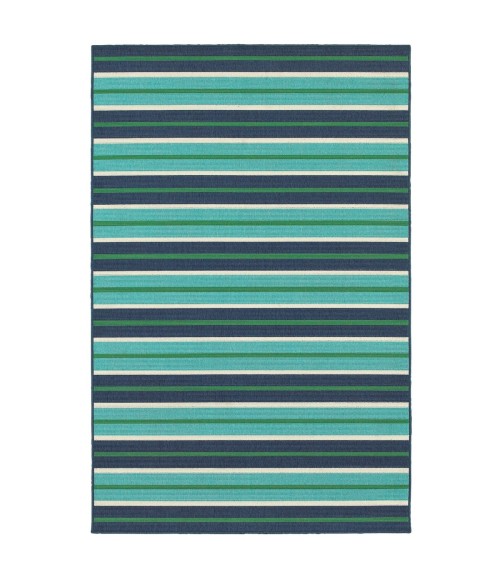 Meridian Area Rug Oriental Weavers Area Rug Meridian 9652F Blue 6' 7" X 9' 6"
