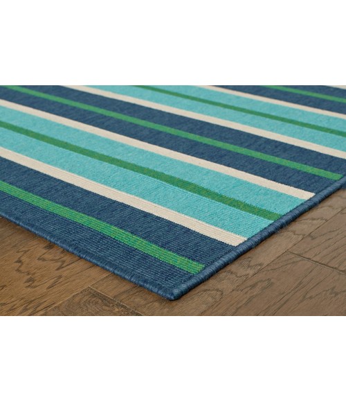 Meridian Area Rug Oriental Weavers Area Rug Meridian 9652F Blue 6' 7" X 9' 6"