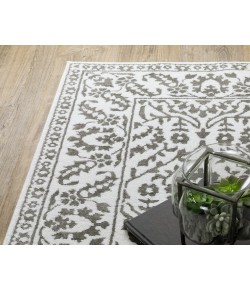 Oriental Weavers Montecito 2062H Grey/ White 6 Ft. 7 In. X 9 Ft. 6 In. Rectangle Rug