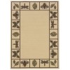 Oriental Weavers Montego 2266W Ivory/ Brown Area Rug 7 ft. 10 in. X 10 ft. 10 in. Rectangle