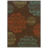 Oriental Weavers Montego 2635N Brown/ Blue Area Rug 6 ft. 7 in. X 9 ft. 6 in. Rectangle