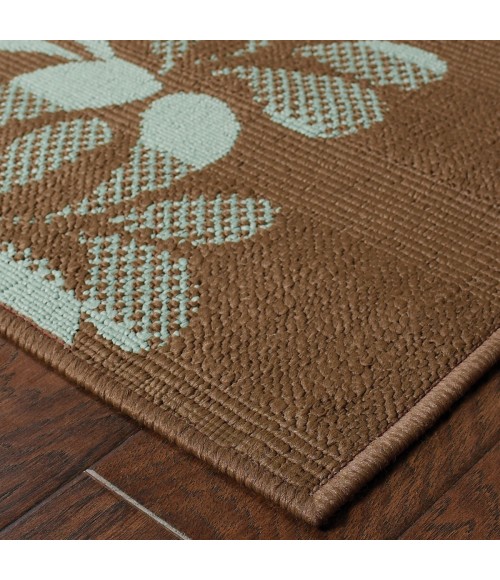 Montego Area Rug Oriental Weavers Area Rug Montego 2635N Brown 6' 7" X 9' 6"