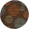 Oriental Weavers Montego 2635N Brown/ Blue Area Rug 7 ft. 10 in. Round