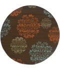 Montego Area Rug Oriental Weavers Area Rug Montego 2635N Brown 6' 7" X 9' 6"