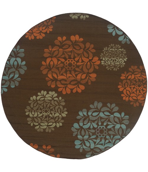 Montego Area Rug Oriental Weavers Area Rug Montego 2635N Brown 6' 7" X 9' 6"