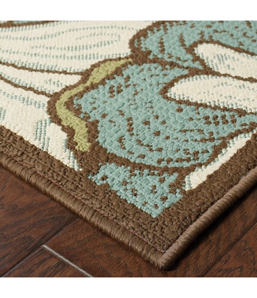 Oriental Weavers Area Rug Montego 3444M Blue 3' 7" X  5' 6"