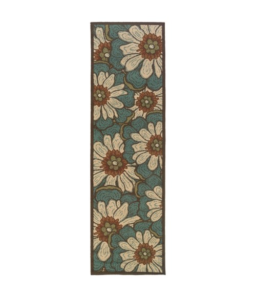 Oriental Weavers Area Rug Montego 3444M Blue 3' 7" X  5' 6"